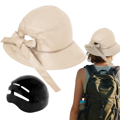 Raypontia Enbikes Casco, Adult Bikes Helm, Damenfahrräder Helme für Erwachsene | Leichte abnehmbare verstellbare Unisex breite Krempeldesignhut für täglichen Treffen im Freien Sportfischerkkollegen