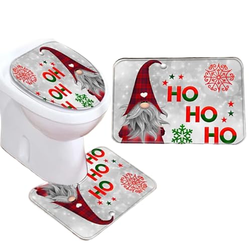 Housse de couvercle de toilettes de Noël pour une ambiance festive - 2