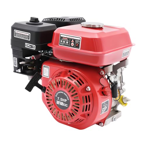 7,5 hk, 4-takts bensinmotor, gokart med motor, strömgenerator 4 000 W, luftkyld | stor tank | stabil drift