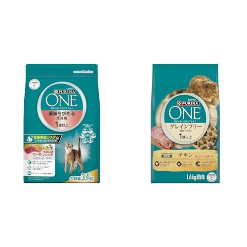 オマケ付！ピュリナONE サーモン＆ツナ3.4kg 成猫用✕４袋合計13.6kg オマケ付！ピュリナONE サーモン＆ツナ3.4kg 成猫用✕4袋合計