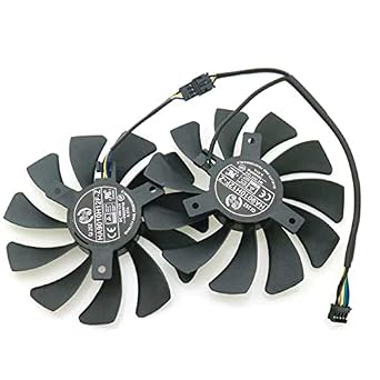 A Set HA9010H12F-Z HA9010H12SF-Z 12V 0.57A 85mm 40x40x40mm 4Pin VGA Fan Compatible for GTX1050TI GTX 1060 GTX1060 Graphics Card Cooling Fan