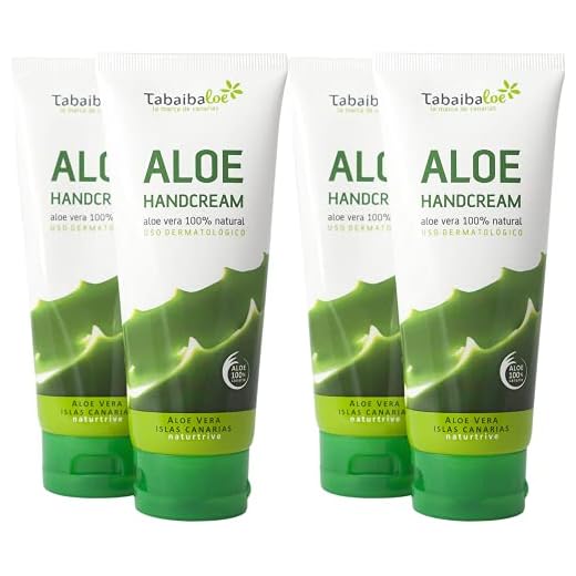 Tabaibaloe Aloe Vera Handcreme 100 ml Pack 4 Einheiten