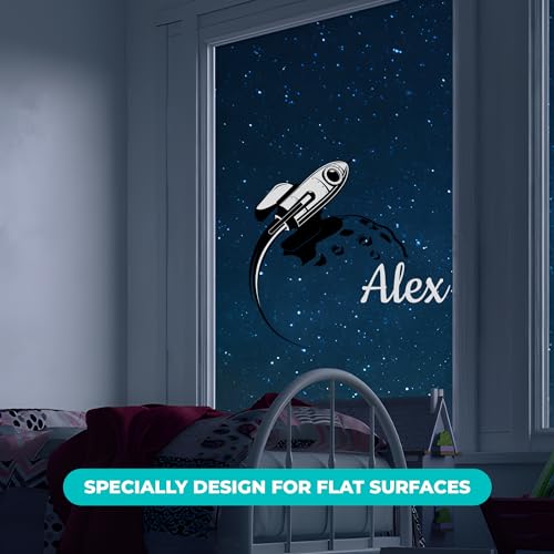 Decoración de Pared Cohete Personalizada EGD 10x2x2.7 in miniatura 3