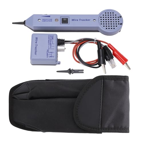 Tongenerator- und Sonden-Kit Netzwerkkabel-Tracing-Tester-Kit Einstellbarer Induktionsverstärker Kabel-Toner-Detektor