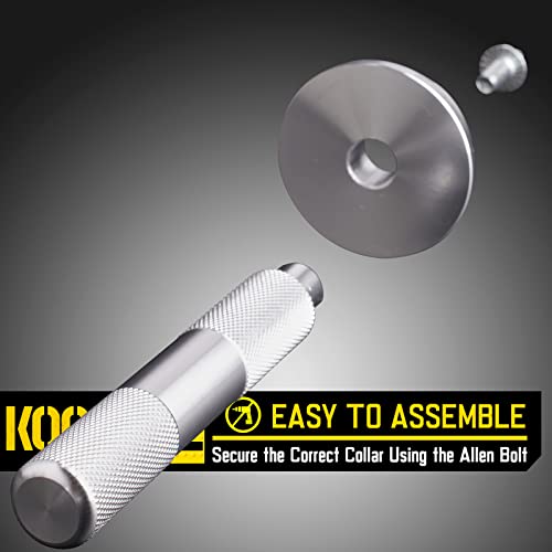 Universal Bearing Race And Seal Bushing Driver Install Set Aluminum 9 Discs/Collar Axle Housing Metric (39.5-81Mm) For Automotive Wheel Bearings Press Kit 10 Pcs With Case #TOP4