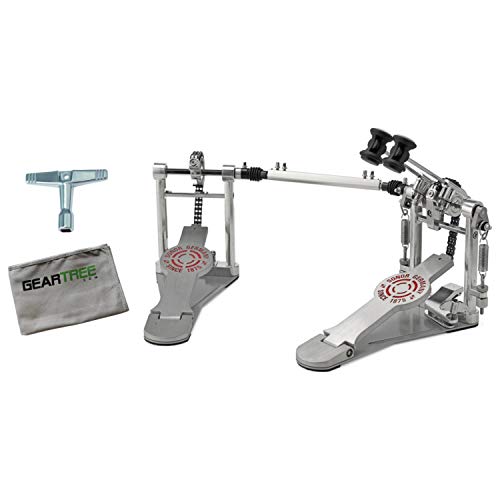 Sonor DP-4000-R 4000 Series Double Pedal Bundle w/Drum Key and Cloth