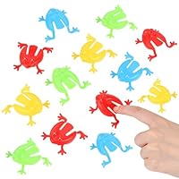 JSMTKJ 30 Stücke Springen Frosch Spielzeug Frosch Hüpf Spiel, Finger Drücken Spielzeug Prellen für Geburtstag Party Favors Ostern Goody Bag Füllstoffe (Zufällig Farbe)
