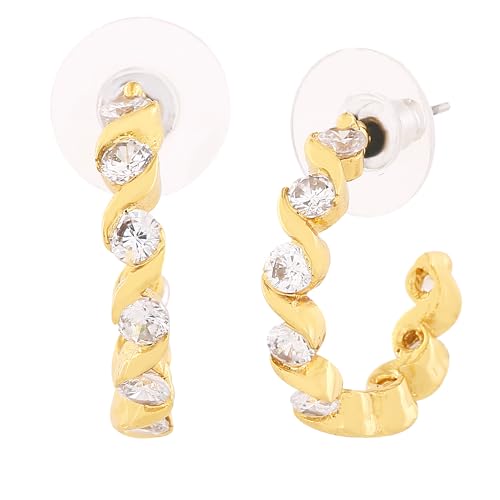 See full amazon price history chart for Estele Valentine Gifts For Girlfriend/Wife: Estele 24 Kt Gold Plated American Diamond Sigma pattern Hoop Earrings For Girls and Women Estele Valentine Gifts For Girlfriend/Wife: Estele 24 Kt Gold Plated American Diamond Sigma pattern Hoop Earrings For Girls and Women (B08CQ47SG7) Amazon Price History, Amazon Price Tracker