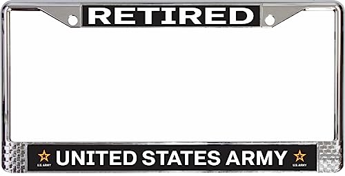 US Army 'Retired' Targa di immatricolazione