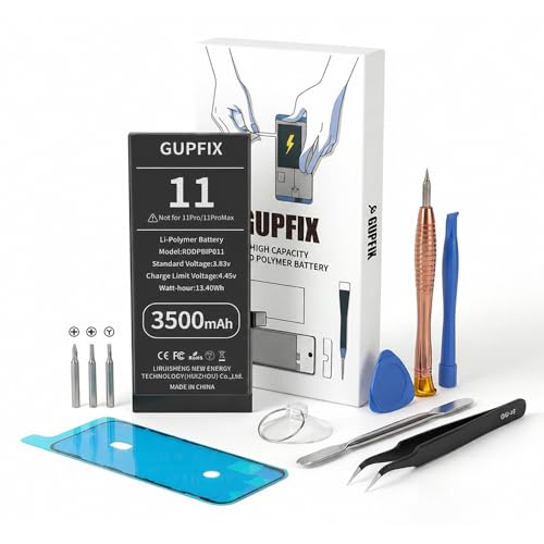 Image of Battery for iPhone 11 with Full Remove Tool Kits | High Capacity Real Capacity Long Last Time Wireless Charge Support Face ID Durable Tool For DIY User Phone Repair Shop