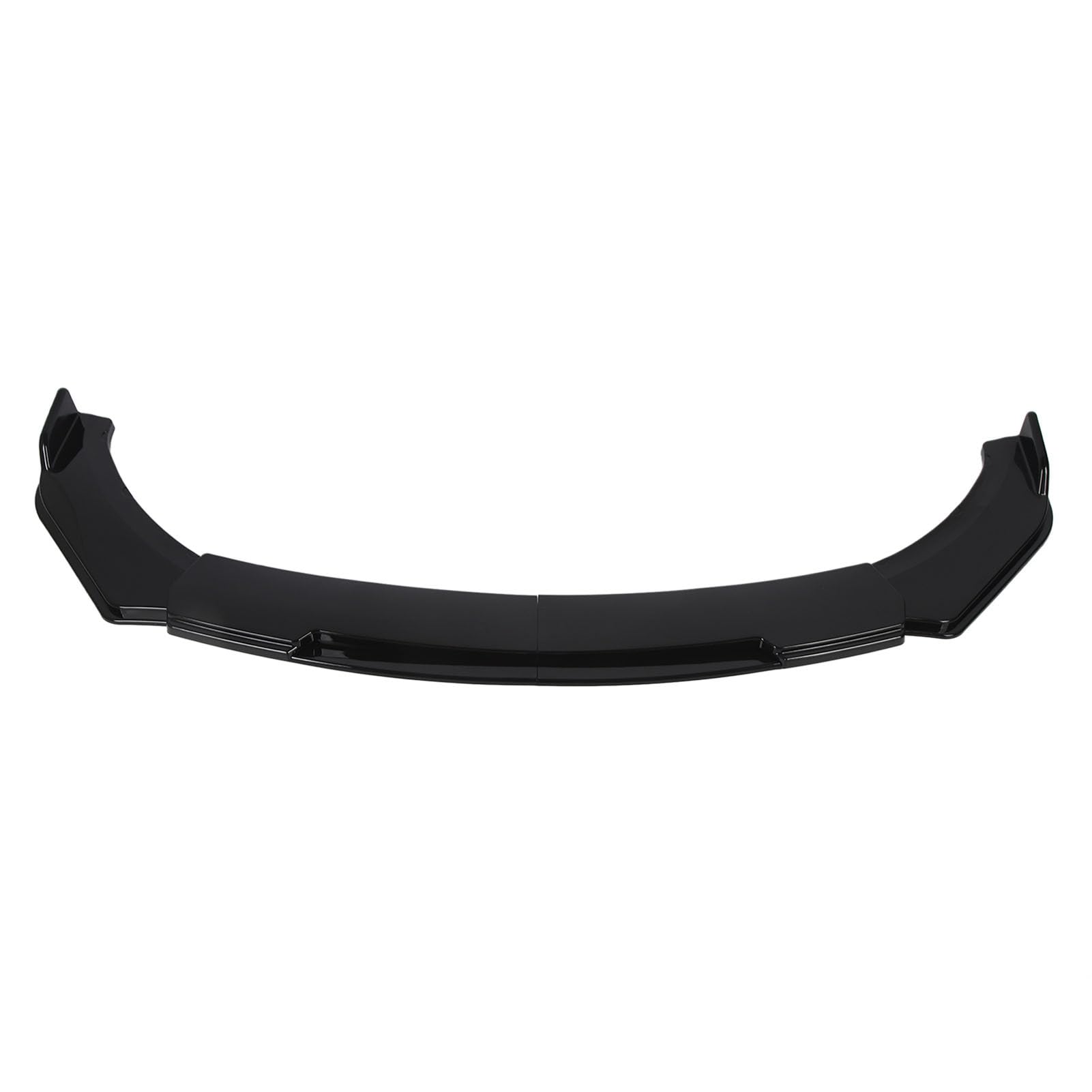 Splitter per Labbra Paraurti Anteriore, Nera Lucido 150 Cm, Aspetto Arricchito per il Paraurti Anteriore, Universale per Accordo, Civico, ABS (Labbro nero)