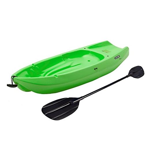 Lifetime Youth Wave Kayak with Paddle, 6 Feet, Green