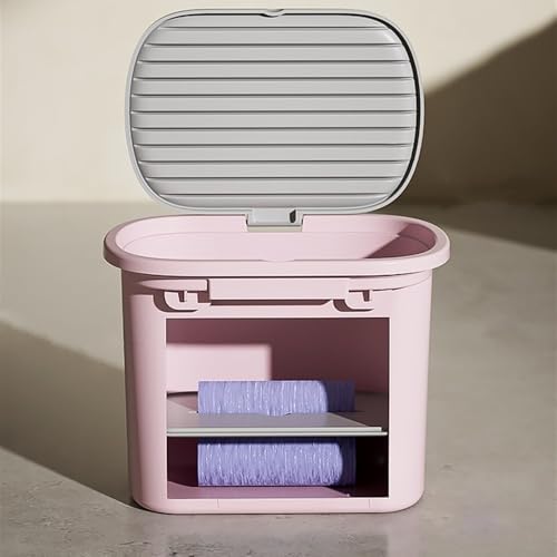 Arenero para gato grande con bordes altos rosa miniatura 5