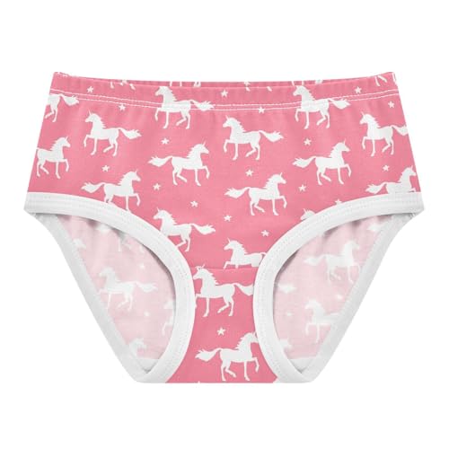 Little Girl Underwear Toddler Panties Kids Undies Unicorn Soft Cotton Briefs 2T-8Y