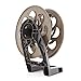 Suncast 125 ft. Sidetracker Wall Mount Garden Hose Reel with Guide, Dark Taupe