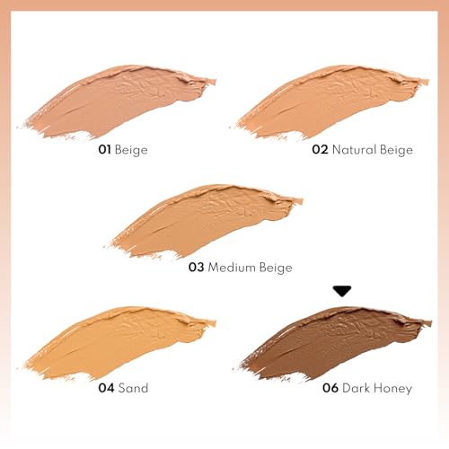Image of Note Cosmetique Luminous Silk Compact Powder - Medium Buildable Coverage - Weightless Setting Powder Foundation - 06 Dark Honey - 0.4 oz