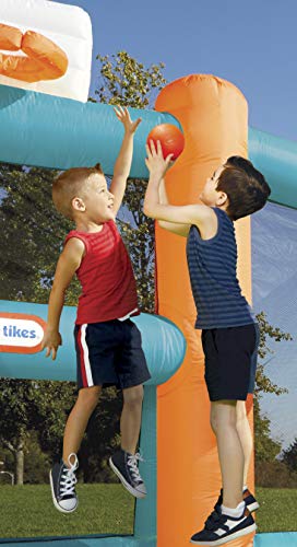 image for Little Tikes Huge Inflatable Backyard Soccer & Basketball Court for Mu
