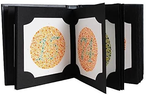 Ishihara Test Chart Books for Color Deficiency 38 Plates.