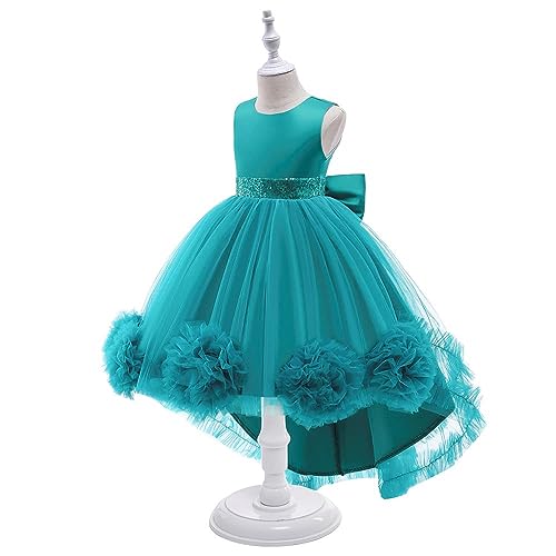 Dressy Daisy Toddler & Little Girls' Special Occasion Wedding Flower Girl Dress Fancy High Low Pageant Ball Gown3