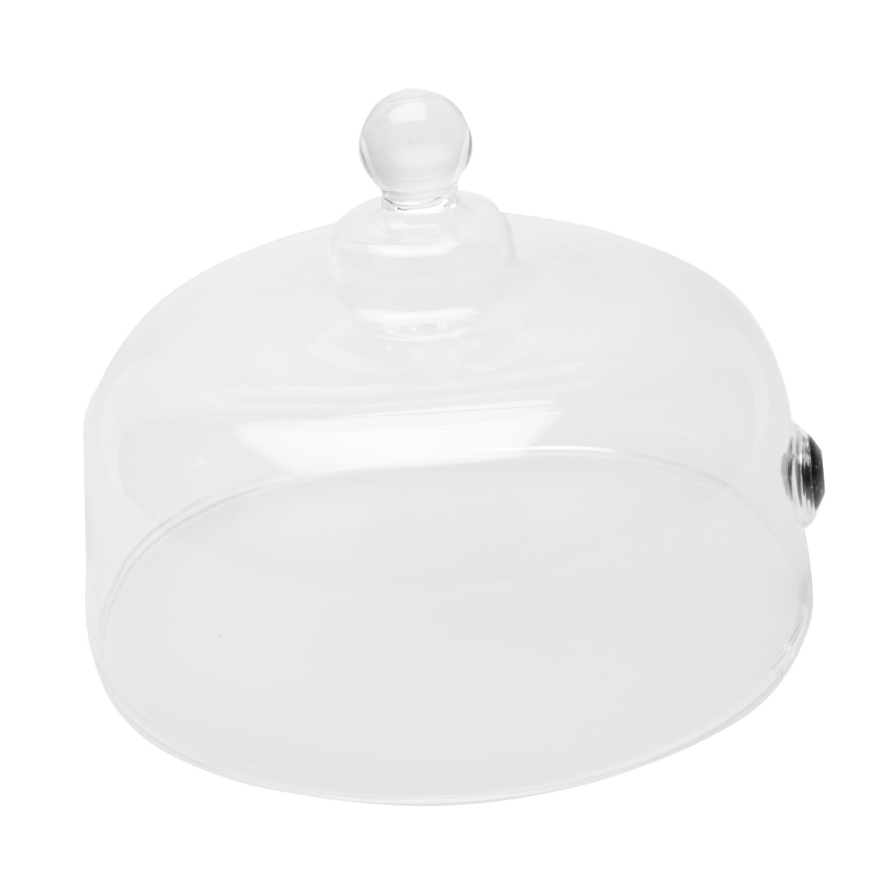 Couvercle Transparent pour Plat en Verre, Cloche Dessert 1 Pièce