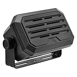 Midland - SPKMINI Mini External Speaker - Waterproof, 10 Watts, 3.5mm Plug - Compatible with All Mobile CB, GMRS, HAM and Amateur Radios