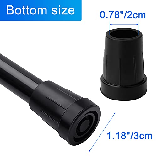 2 Pack Folding Cane, Foldable Walking Cane For Men, Women, Adjustable Walking Stick, Aluminum Alloy Material, Ergonomic Stick T-Shaped Handle (Black And Blue #TOP7