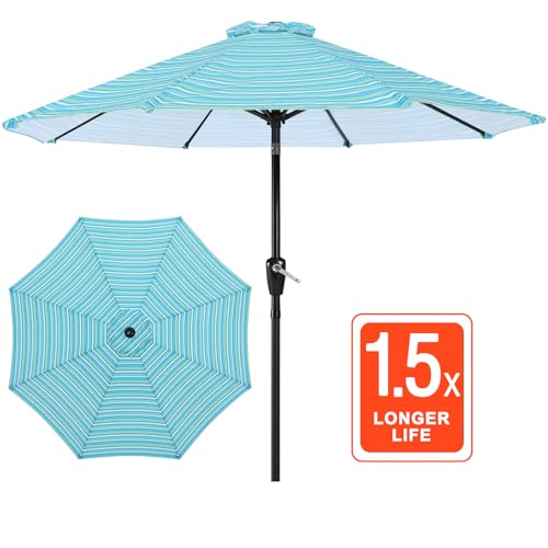 Image of ABCCANOPY 9FT Patio Umbrella Outdoor 8 Ribs Table Umbrella