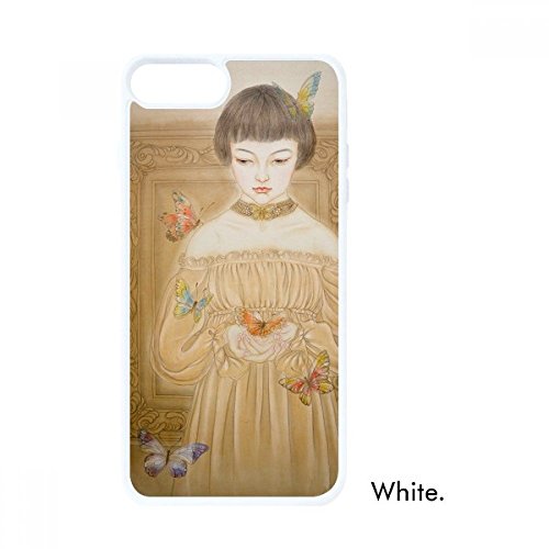 Coque iPhone SE 2020 papillon blanc antichoc fine