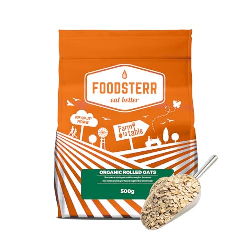 Foodsterr Organic Rolled Oats 500g