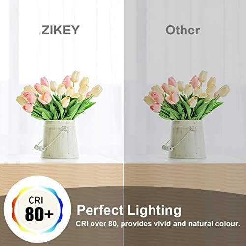 ZIKEY 10W Dimmable LED Filament Bulbs, E27 ST64 Edison Bulb, Equivalent to 100W, 6500K Cool White, 1000LM, Retro Old Fashioned Style Antique Bulb, AC220V-240V, 3 Pack