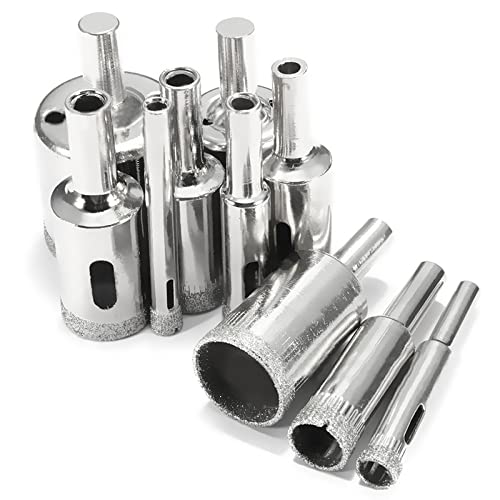 Set de 10 brocas diamantadas 6-30 mm para vidrio y cerámica miniatura 3