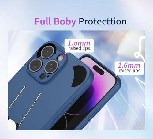 YUECXIN Case for Google Pixel 9 Pro, Ultra thin Liquid Silicone Silky Soft Touch Cute Pattern Girls Cover - Image 2