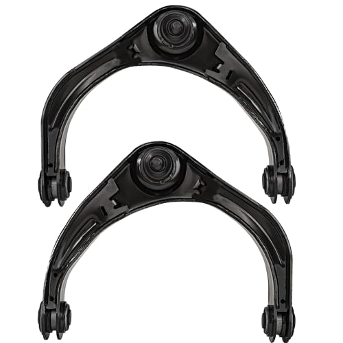 Image of Detroit Axle - 4WD Front 8pc Control Arms Kit for 2006 2007 2008 Dodge Ram 1500, 2 Upper Control Arms with Ball Joints 2 Lower Ball Joints 2 Sway Bars 2 Outer Tie Rods Replacement