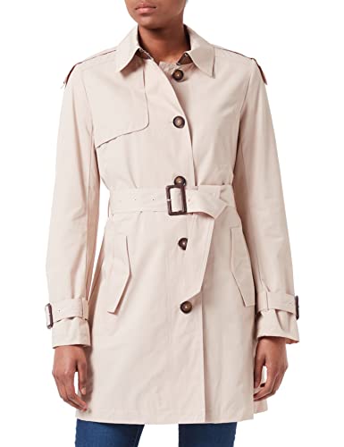 Comma Damen Mantel Jacke, 8031 helles_beige, 40