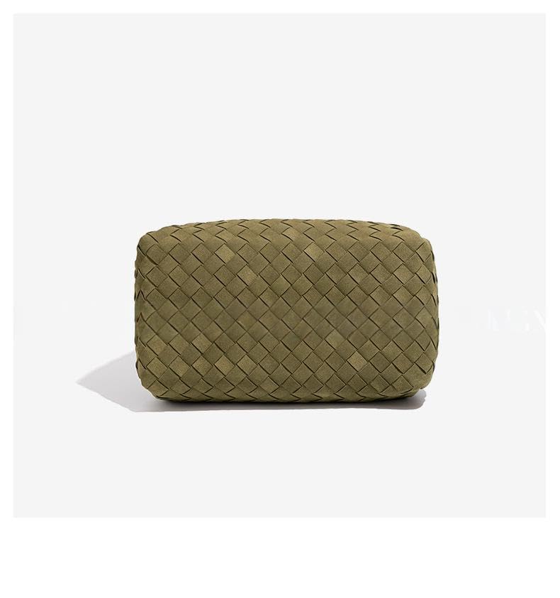 Bolso tejido para mujer con asa y cartera incluida miniatura 3