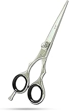 SMI - 5,5" tijeras de peluquería para zurdos profesional tijeras de pelo para la mano izquierda filo de navaja acero inoxidable de alto carbono tijeras para cortar el cabello