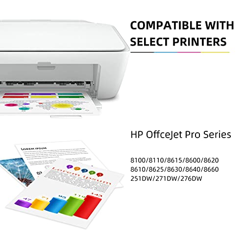 950Xl 951Xl Ink Replacement For Hp Officejet Pro 8600 8610 8620 Printer Ink Cartridge Compatible For Hp 950 951 Xl Hp950 Hp951 Xl Combo Pack To Officejet Pro 8100 8625 8630 8660 8615 276Dw Printer #TOP1