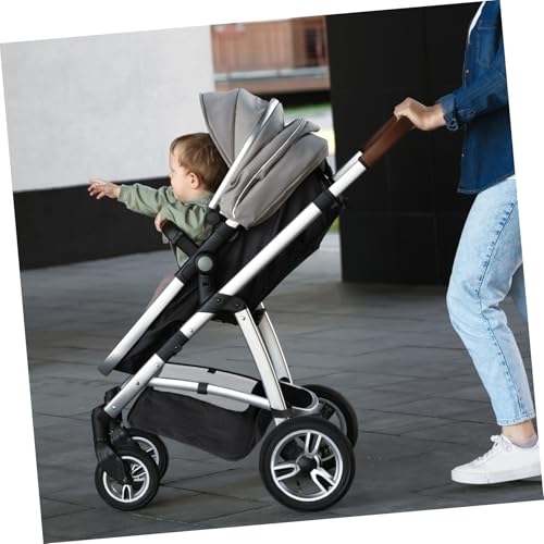 TOYANDONA Kinderwagen Organizer Aufbewahrungskorb 30X30X8 Zoll Aus Oxford Stoff Leicht Tragbar Universal Kinderwagen Unterkorb Für Babyflaschen Windeln Und Zubehör