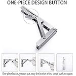 Folding Shelf Brackets - Heavy Duty Stainless Steel Collapsible Shelf Bracket for Bench Table, Space Saving DIY Bracket… - Image 3