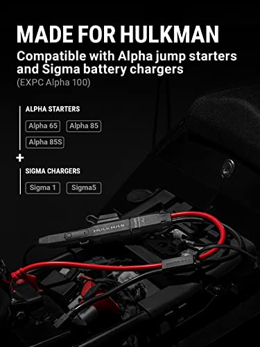 Image of Hulkman AlphaC02 Battery Conversion Cable Exclusively Designed for Alpha Ultra, Alpha 85, Alpha 85S, Alpha Pro Jump Starter and Sigma 1, Sigma 5 Battery Charger