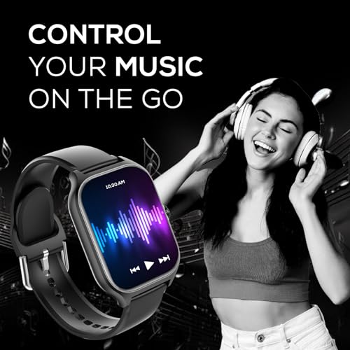 Image of Nervfit Absolute Smart Watch with 2.1 inch Super Large HD Display, Waterproof, Health & Fitness Tracking, AI Assist, 5 Days Active & 15 Days Standby Battery, BT Calling, Camera & Music Contr