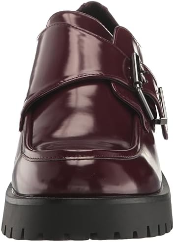 Nine West Women's Araise Loafer, Dark Red Patent, 12 | Image 1