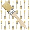 Kurtzy Pinceau de Peinture 3,81 cm (Lot de 25) – Pinceaux Plats avec Manche en Bois – Pinceaux Professionnels Parfaits pour la Peinture Murale, le Vernis, les Colles et Bricolage