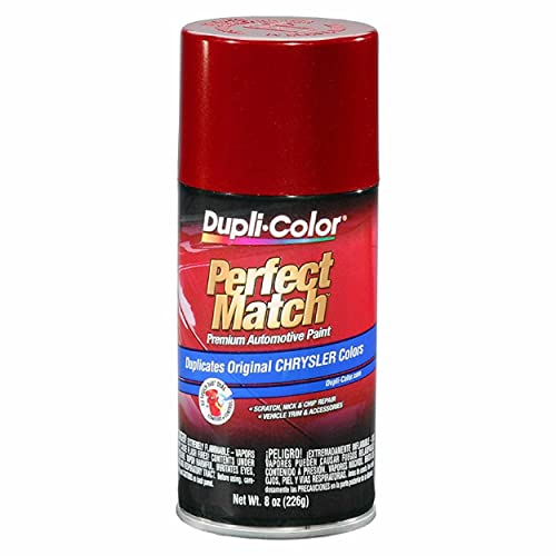 Image of Dupli-Color EBCC04127 Perfect Match Automotive Spray Paint - Chrysler Inferno Red Metallic, PEL /WEL - 8 oz. Aerosol Can