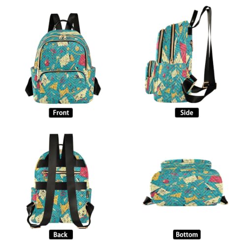 Sac à dos mathématiques antichoc avec mini sacoche de voyage ado