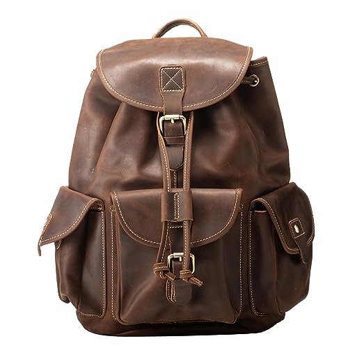 Bolso de hombro de cuero para laptop que elimina el desorden en tus viajes de negocios