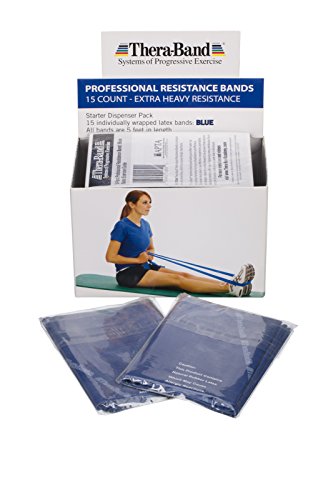 Bandes TheraBand de rééducation en latex pour vos entraînements à la maison