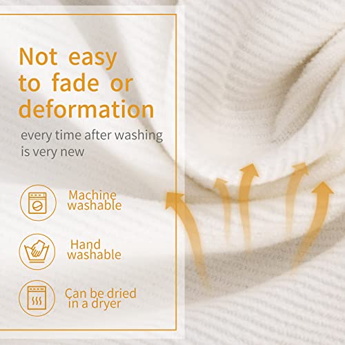 Image of Corduroy Baby Lounger Cover for Dockatot Deluxe + | 100% Cotton Hypoallergenic Newborn Premium Quality Spare Cover(Cover Only) (White)
