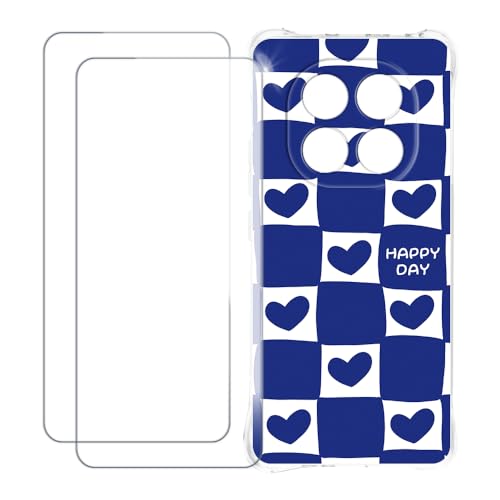 UOGNADGD Xiaomi Redmi Note 14 Pro 4G �Ƃ̌݊������� �J�X�^���J���t���P�[�X�{�����K���X�ی�t�B����2���t�� ? �Ռ��z�������h�~ (���n�[�g)