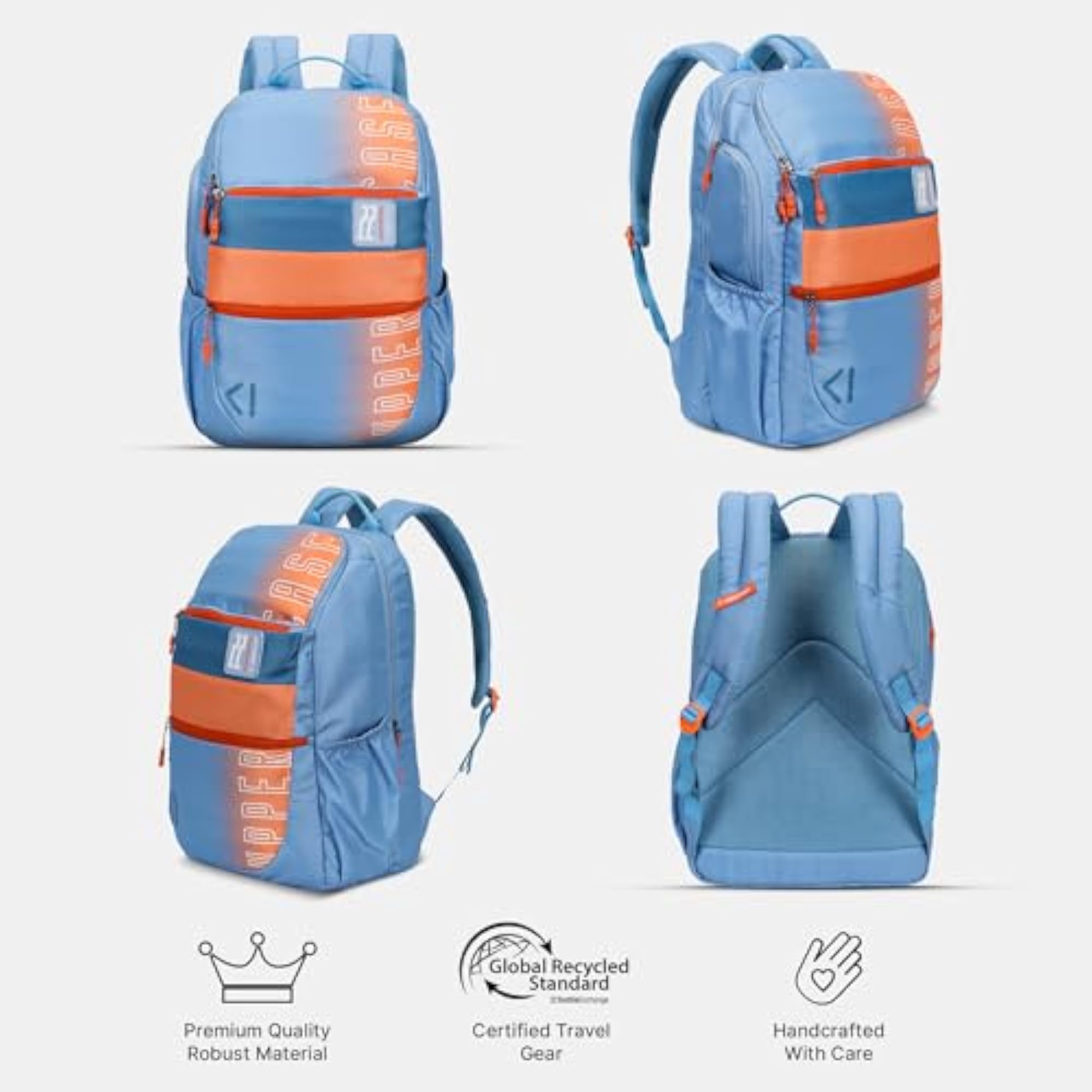 35L Campus 02 Double Compartment Well-Padded Backpack